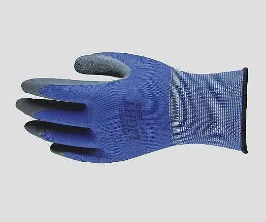 3-1740-01 Natural Rubber Unlined Glove 13 Gauge Blue M A-371BM