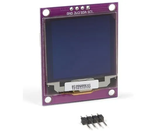67-0424-98 Zio Qwiic OLED Display (1.5inch, 128x128) LCD-15890