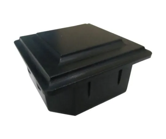 64-5000-04 Resin Cap BB100, for Balcony Column 70x70, Black, 2 pcs BB300K2