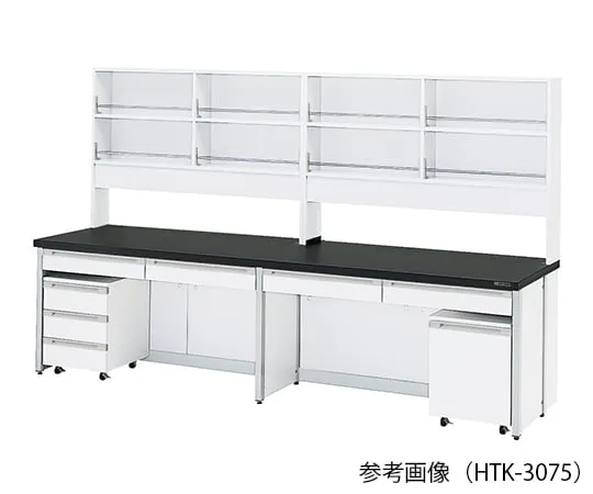 3-5836-21 Side Laboratory Bench (Frame Type) 1800 x 750 x 800/1800mm HTK-1875