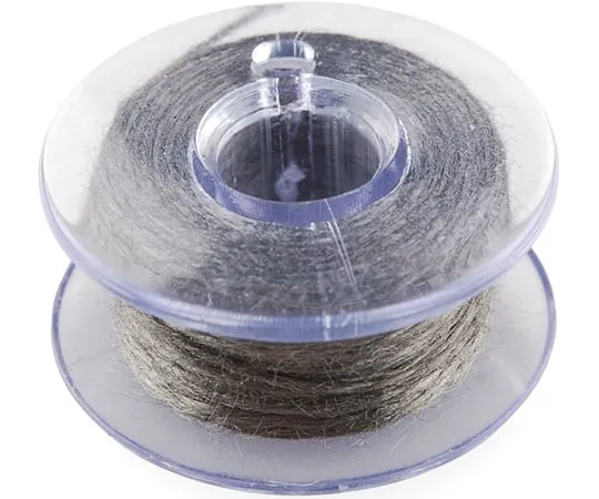67-0453-65 Conductive Thread Bobbin - 30ft(Stainless Steel) DEV-10867