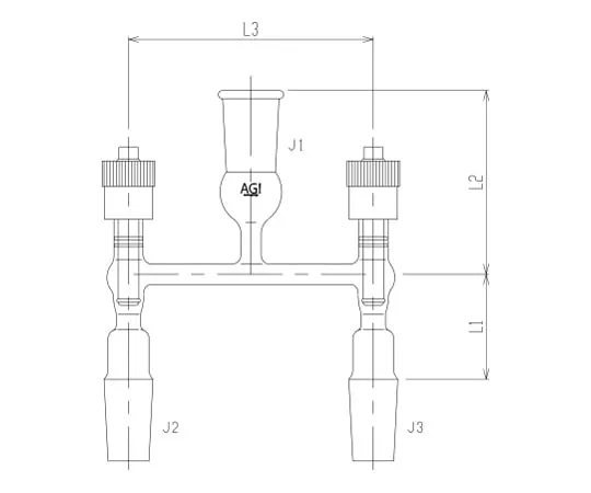 62-2094-22 High Vacuum Greaseless Multivalve Core Rod Material: PTFE 2498-1L