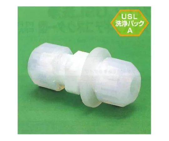 62-7075-13　［Discontinued］USL-PTFE Cleaning Connection Joint Connector Type for Panel Mounting 6φ 00U-068-01　00U-068-01