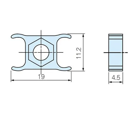 63-3068-01 Fixed nut for MZ Type Side Frame (10pcs) MZ4
