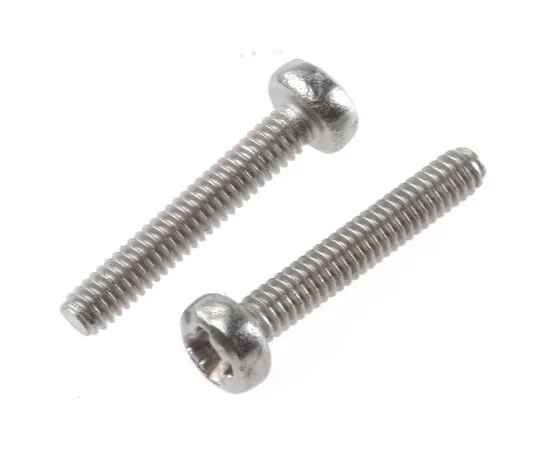 63-4640-20 RS PRO, M2 Pan Head, 12mm Stainless Steel Pozidriv A2 304 Plain 528-700