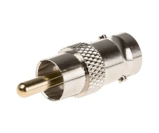 63-3000-05 Straight 75Ω RF Adapter RCA Plug to BNC Socket 250MHz 790-2809