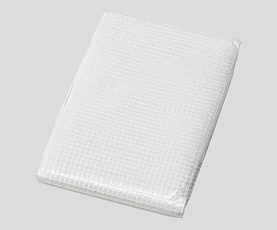 2-9719-01 See-Through Sheet PE Transparent Cotton Thread Sheet Eyelet 8 Pcs 1.8m x 1.8m B-308