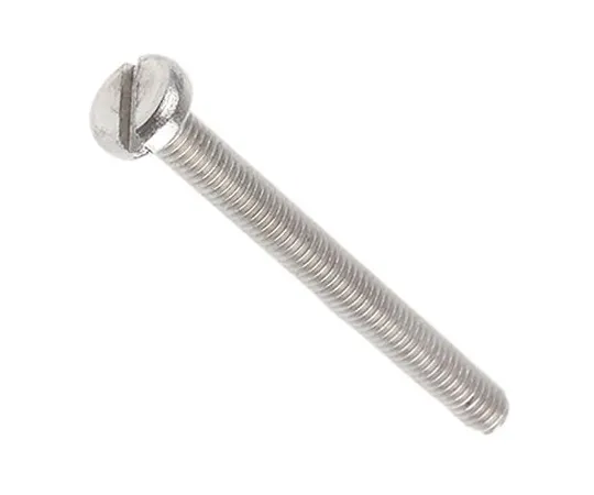 63-4565-97 RS PRO, M3 Pan Head, 30mm Stainless Steel Slot A2 304 Plain 130-628