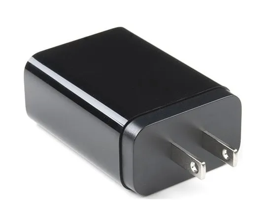 67-0428-81　［Discontinued］USB-C Wall Adapter - 5.1V, 3A (Black)　TOL-16272