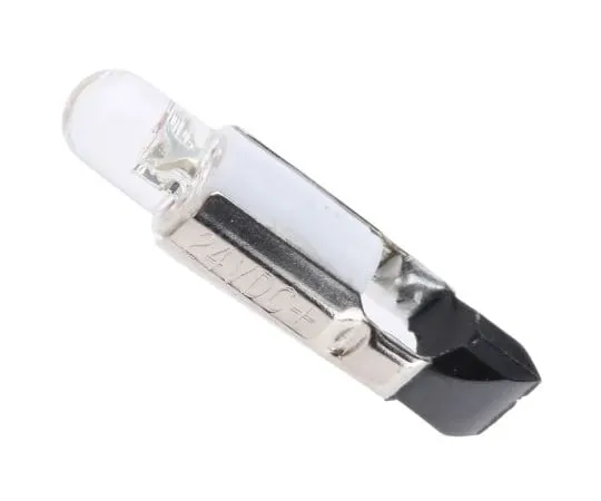 63-4586-89 LED Reflector Bulb, Telephone Slide, White, Single Chip, 5.5mm dia., 24V dc 210-074
