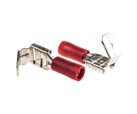 63-4641-44 RS PRO Red Insulated Spade Connector, 6.35 x 0.8mm Tab Size, 0.5mm² to 1.5mm² 534-367