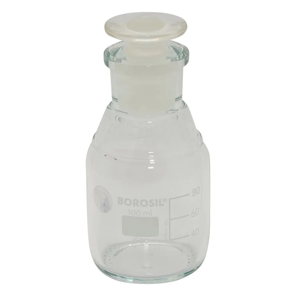 4-2784-01 Reagent Bottle with Stopper (With Scale) 100 mL 1500016