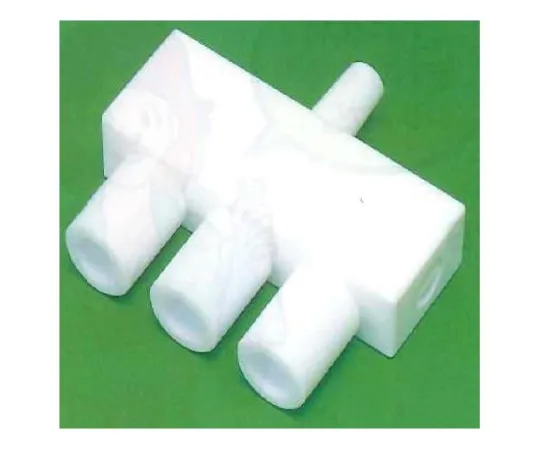 62-7078-80　［Discontinued］USL-PTFE Cleaning Connection Triple Adapter Top Female Mating TS 15/25 Bottom Male Mating TS 15/25 00U-109-01　00U-109-01