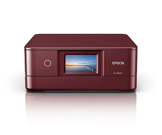 67-7548-14　［Discontinued］<  Colorio  >  A4 Color Inkjet Multifunctional Printer (6 Colors/Wireless LAN/4.3 inch Wide Touch Panel/Red)　EP-885AR