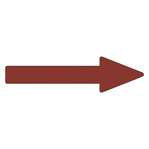 61-3408-84 Direction Indication Sticker For Identifying Tube -> (Dark Red) Arrow Sticker 45 193145