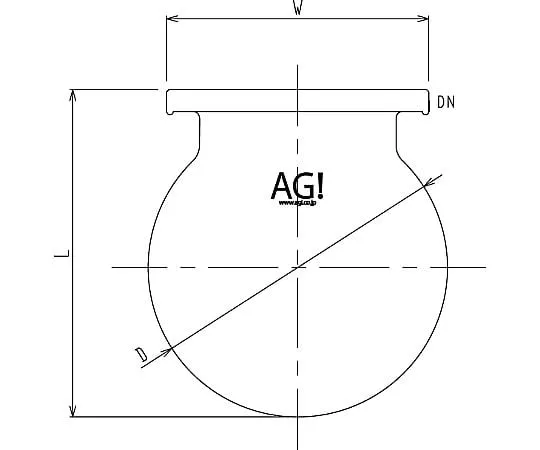 61-4717-13 Separable Spherical Reaction Vessel 3020-03/85