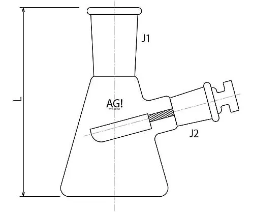 61-3629-43 Generation Flask 100mL 3264-100-4L1L