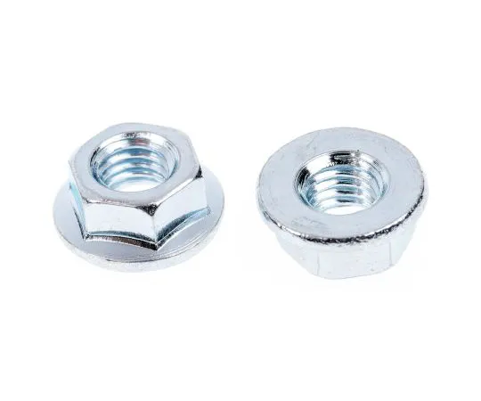 63-4598-88 11.8mm Bright Zinc Plated Steel Hex Flanged Nut, M5 275-462