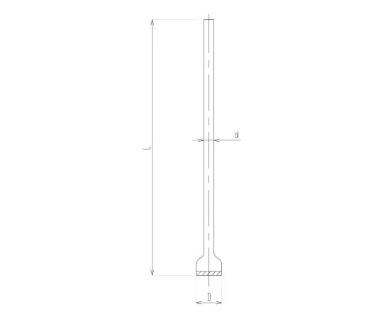 63-2587-50 Gas Injection Pipe (Straight Pipe) with Filter Plate 3904-151