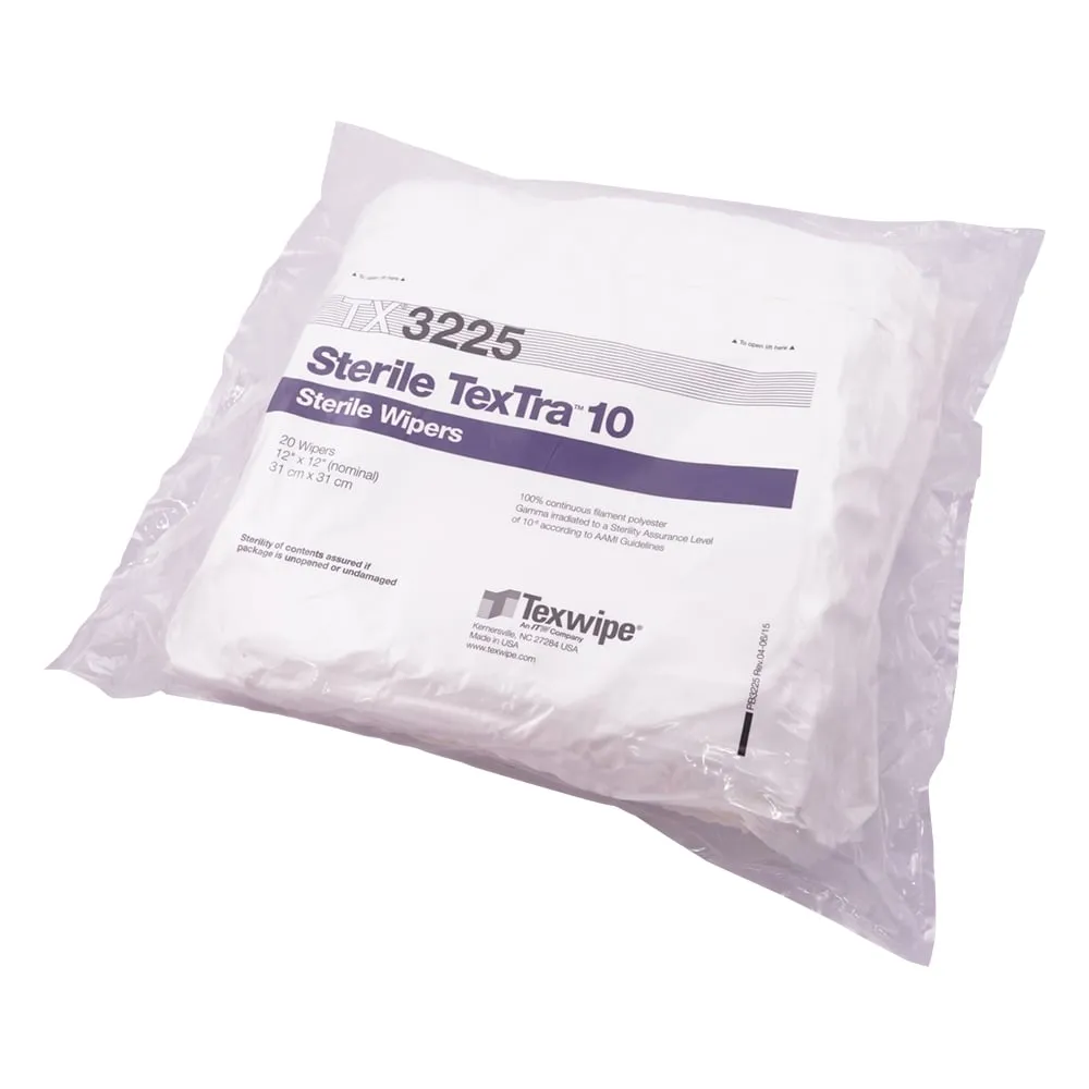 3-6990-14 Sterilized Techstra 10 Sterile TexTraTM 10 310 x 310 mm with 100 pieces TX3225
