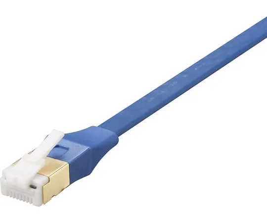 65-3407-14　［Discontinued］Unbreakable Cat7 LAN Cable Flat 3m Blue　BL7TF30BL