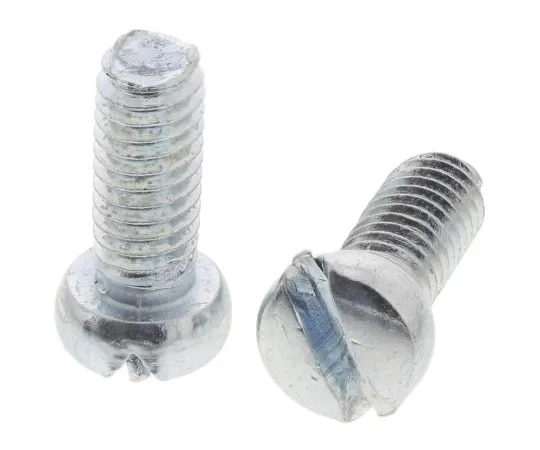 63-4647-45 RS PRO, M2.5 Pan Head, 6mm Steel Slot Bright Zinc Plated 560-726