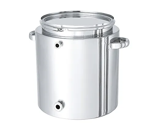 61-0750-77 Gradient Bottom Type Stainless Steel Jacket Sealing Container Hand Type KTT-CTL-J-30 with L Type Silicone Packing 20L KTT-CTL-J-30