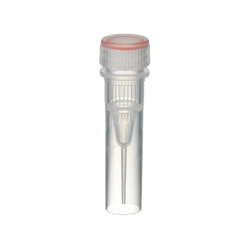 62-0889-44 Screw Cap Tube 0.5mL Self-Standing Type Clear 1392-050-SS-C