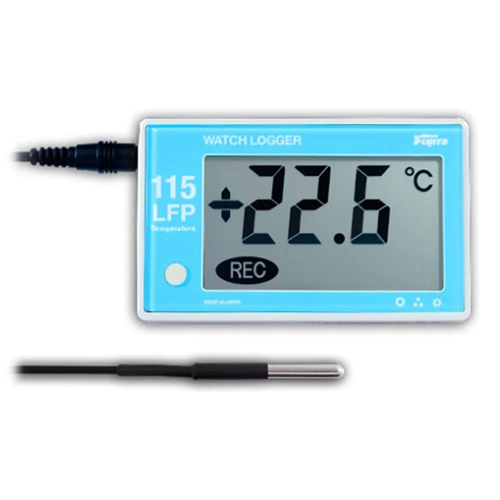 3-3423-01 Data Logger For Freezer Alarm Supported , Temperature Sensor External Type KT-115LFP