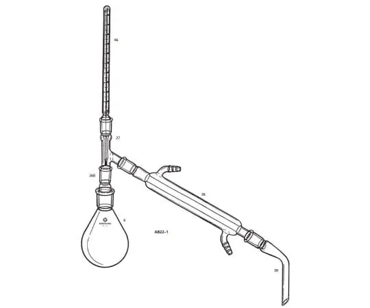 63-6523-41 Distillation apparatus 200mL AB22-1-1