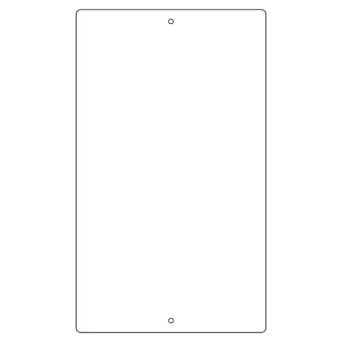 61-3393-37 Premises Sign K Vertical White 108510