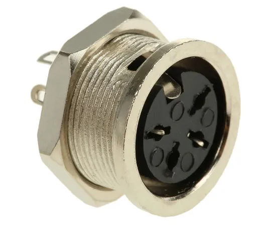 63-4634-10 RS PRO 4 Pole Din Socket, 4A, 100 V ac 490-848