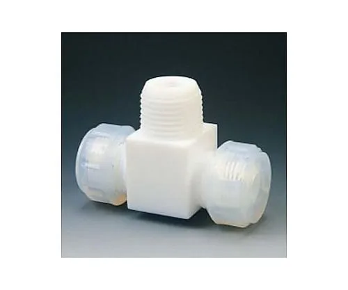 61-3529-56 Fluorocarbon Resin Half Male Joint T-1-Type 6φ x R1/4 NR0064-02