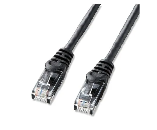 63-1365-90　［Discontinued］LAN Cable Category 6UTP 1m Black 1 pc　007440183