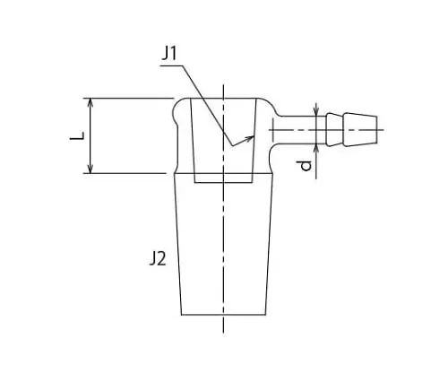 61-4705-33 Short Type Reducing Adapter for Decompression 2320-1L3L
