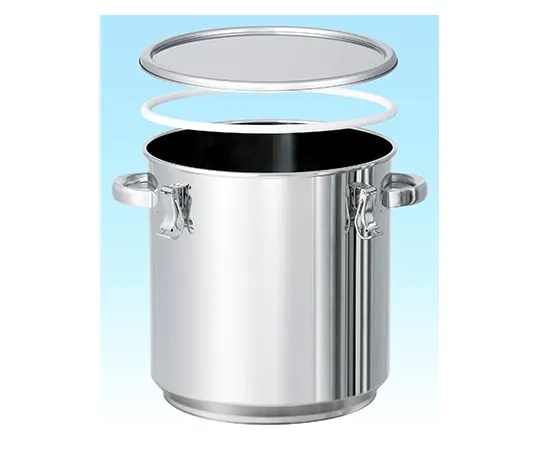 62-1369-32 Stacking Type Hanging Stainless Steel Sealing Container with PTFE Packing 10L CTB-STA-PTFE-24