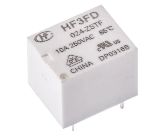 63-4631-93 RS PRO, 24V dc Coil Non-Latching Relay SPDT, 10A Switching Current PCB Mount Single Pole 476-618