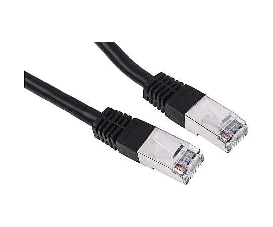 63-4616-85 RS PRO Black Cat6 Cable, S/FTP, Male RJ45/Male RJ45, Terminated, 2m 411-245