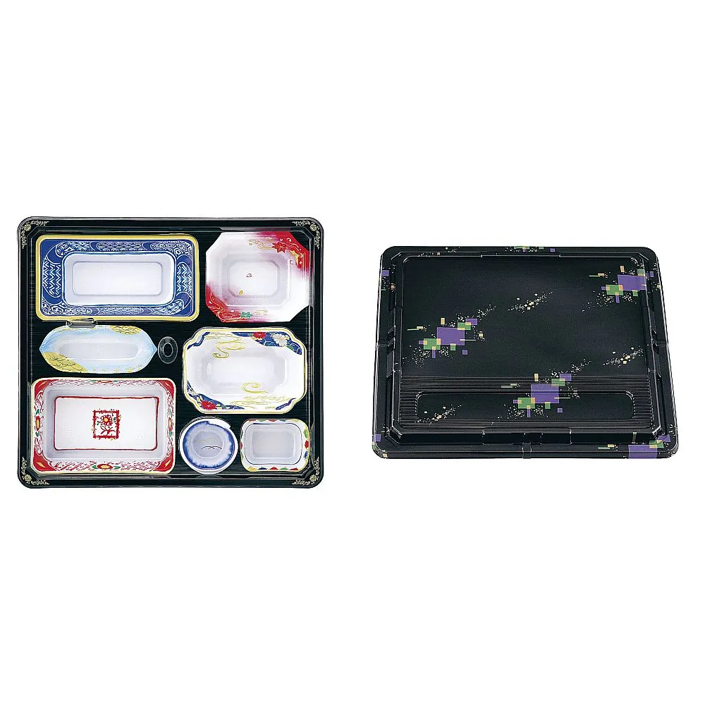 62-6652-42 One-Way Kaiseki Meal Set Lid Sanmai (20 Set Pack) T-205
