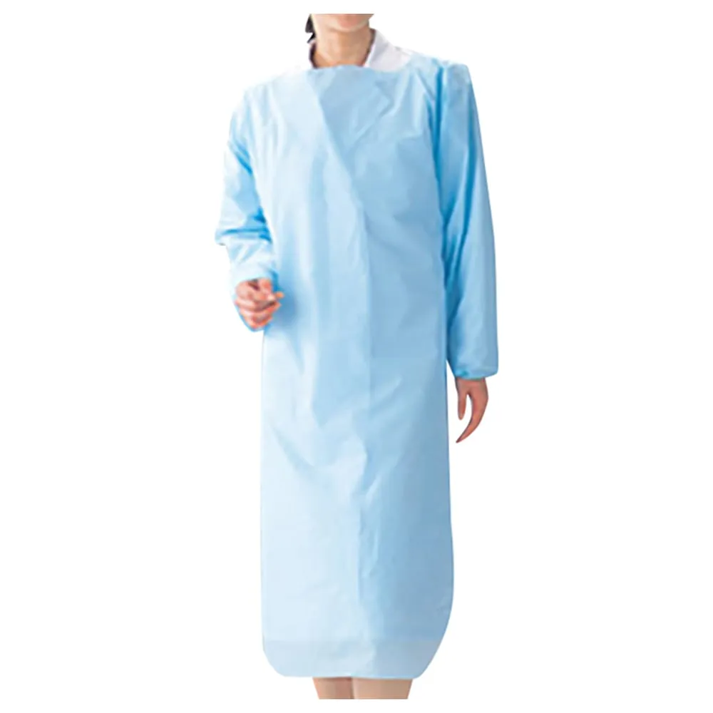 8-4023-01 Apron With Arm Part (PE) 10 Pieces -