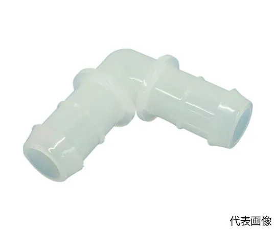 65-2602-42 Tube Joint Resin Connector N Joiner L Type NJL06 PVDF Compatible Tube Inner Diameter 6 mm (2057-06) NJL06PVDF205706