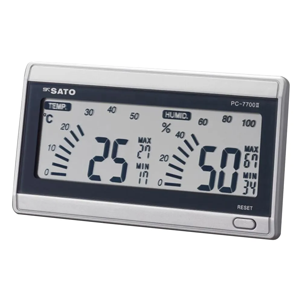 2-6297-01-20 Digital Thermo-Hygrometer with Calibration Certificate PC-7700II