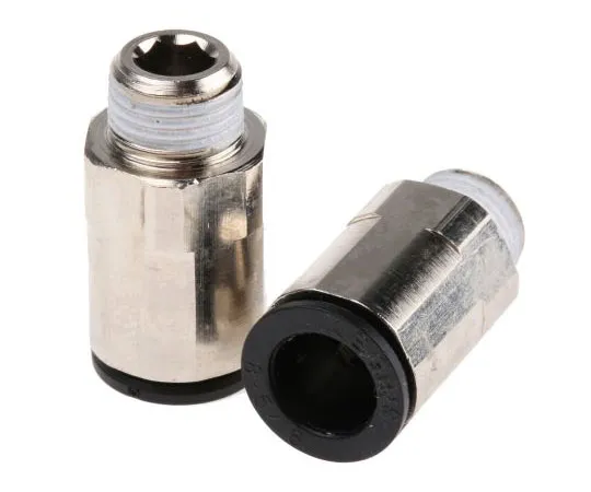 63-4717-31 Legris Pneumatic Straight Threaded-to-Tube Adapter, R 1/8 Male, Push In 8 mm 3175 08 10