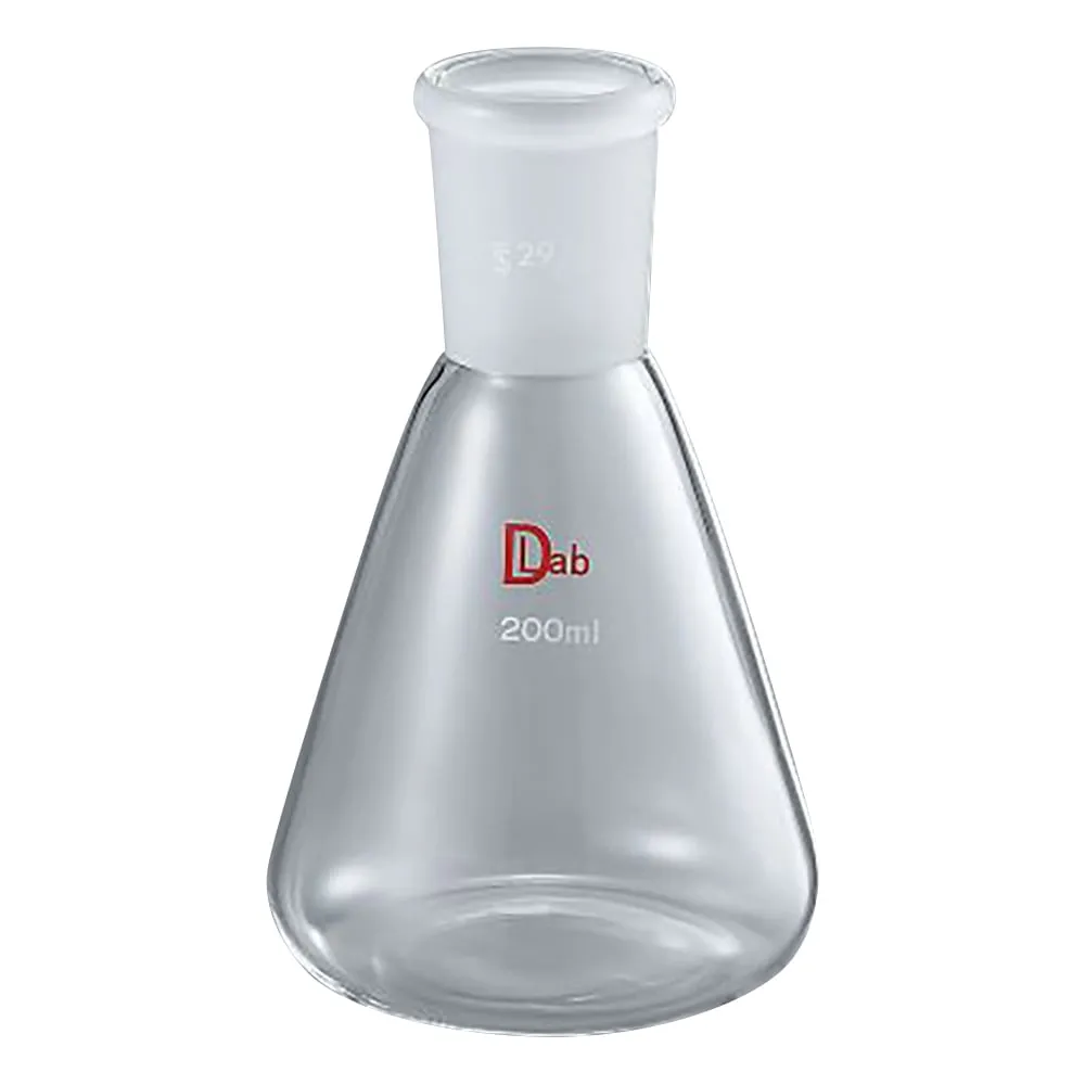 3-9674-01 Common Sliding Triangular Flask (Borosilicate Glass-1) 10mL 15/25