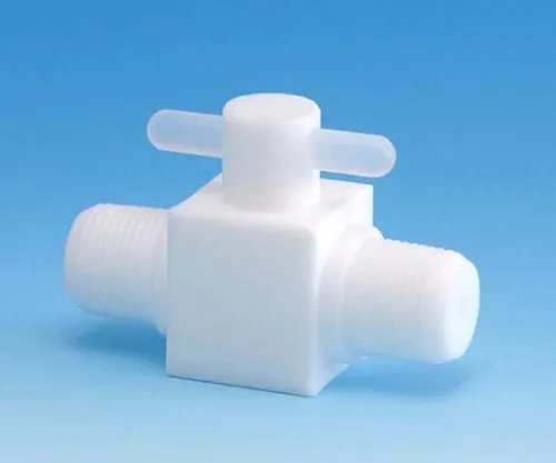 61-4384-55 PTFE Two-Way Valve Both Side Male Injection Type R1/4 F-2211-01