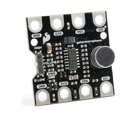 67-0427-04　［Discontinued］SparkFun gator:microphone - micro:bit Accessory Board　SEN-15289