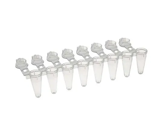 65-3849-52 PCR 8 Tube & Single Lock Flat Cap 0.1 ml Natural 1000 Pieces T320-2LPN