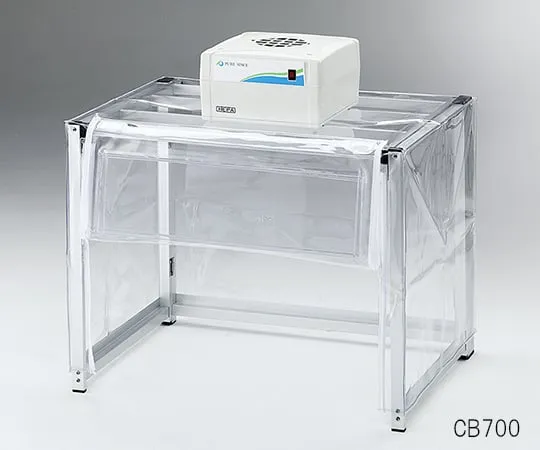 3-6788-81 【Global Model】 Foldable Simple Clean Booth (With Window) With 1 Fan Units Single-Phase 220-240V CB700G