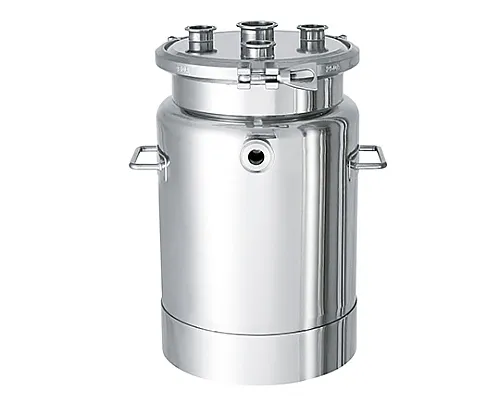61-0752-02 Jacket Type Ferrule Open Stainless Steel Pressurizing Container 10L PCN-F-J-10