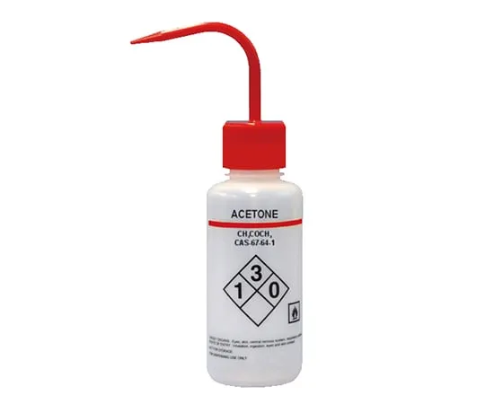 62-2932-49 Chemical Identification Washing Bottle LDPE 250 mL Acetone (Acetone) 561010 561010